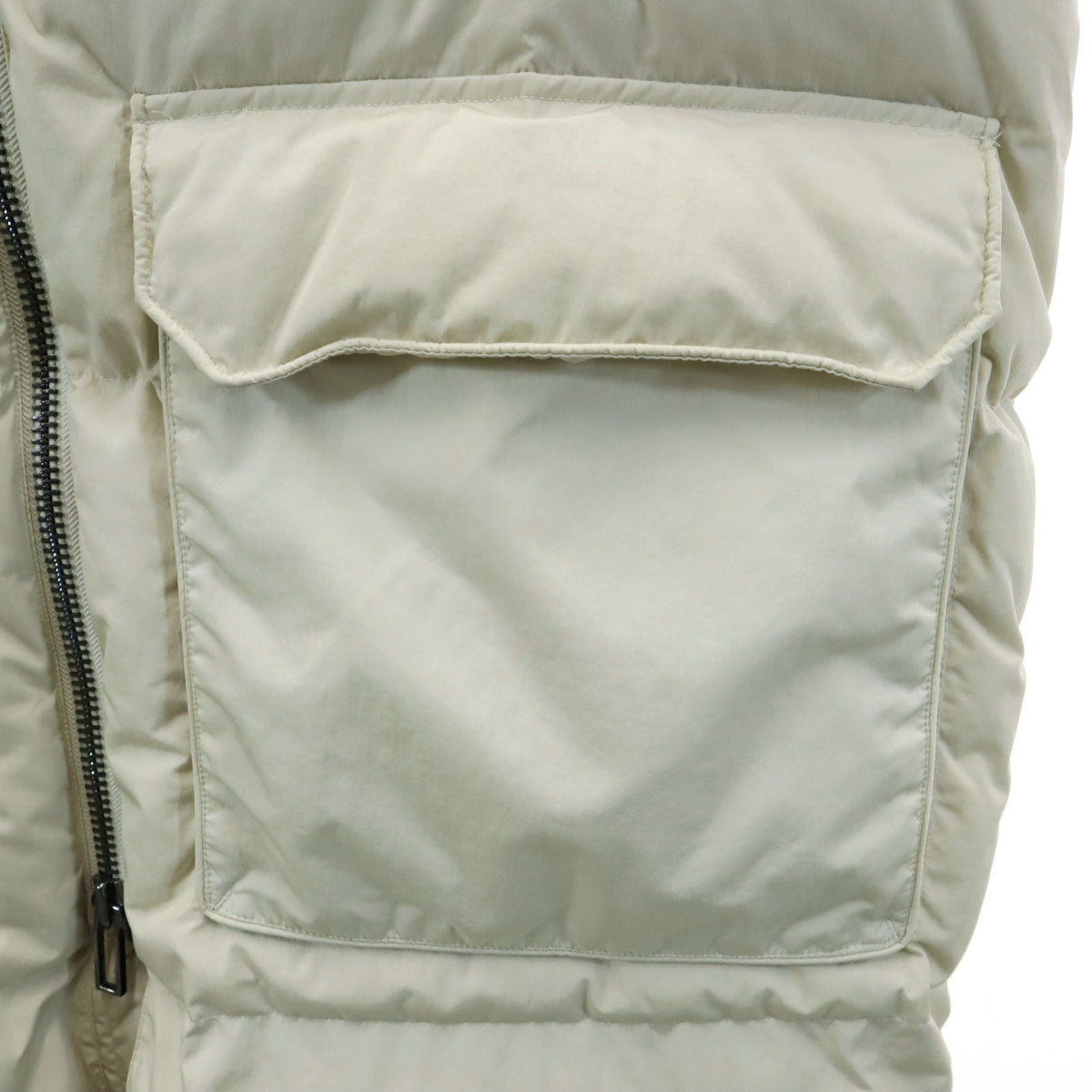 Emporio Armani エンポリオアルマーニ ダウンコート 46 アイボリー メンズ