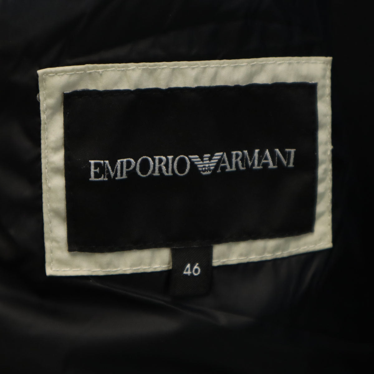 Emporio Armani エンポリオアルマーニ ダウンコート 46 アイボリー メンズ