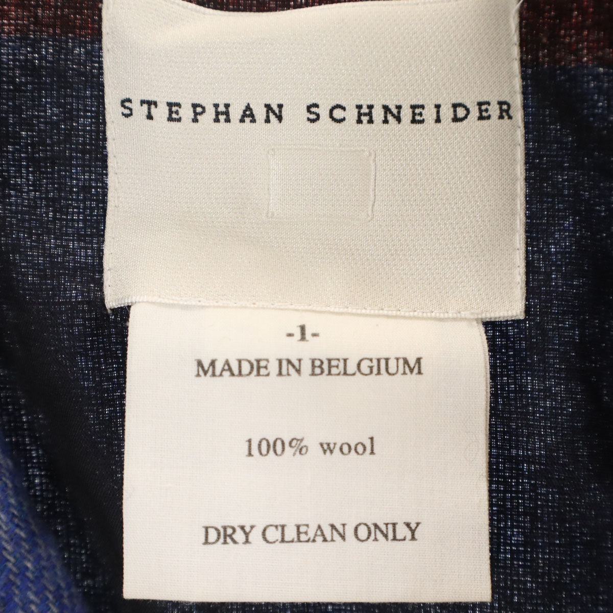 STEPHAN SCHNEIDER ステファンシュナイダー ウール チェック コート 1 レディース