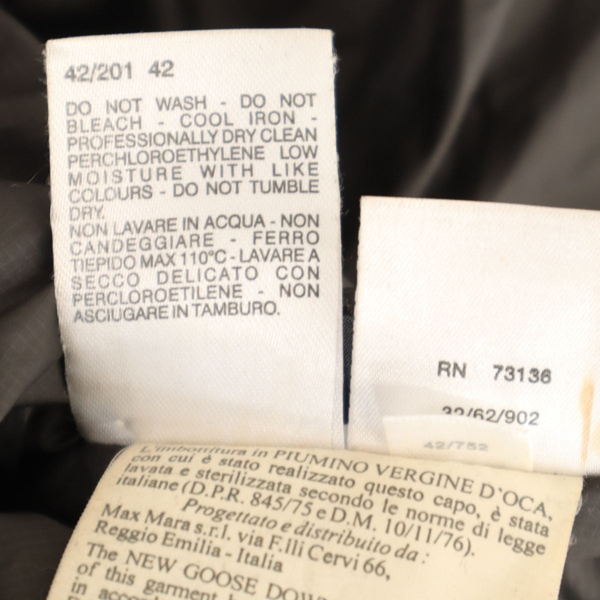 SPORT MAX CODE スポーツマックスコーデ ダウンコート 42 ブラック レディース