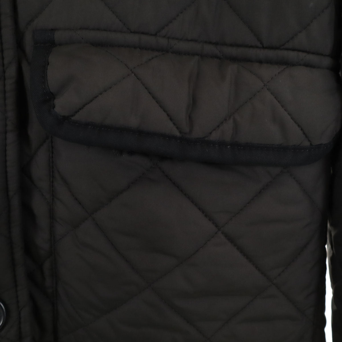 MACKINTOSH SCOTLAND マッキントッシュスコットランド USA製 キルティングコート 36 ブラック 裏ボア レディース