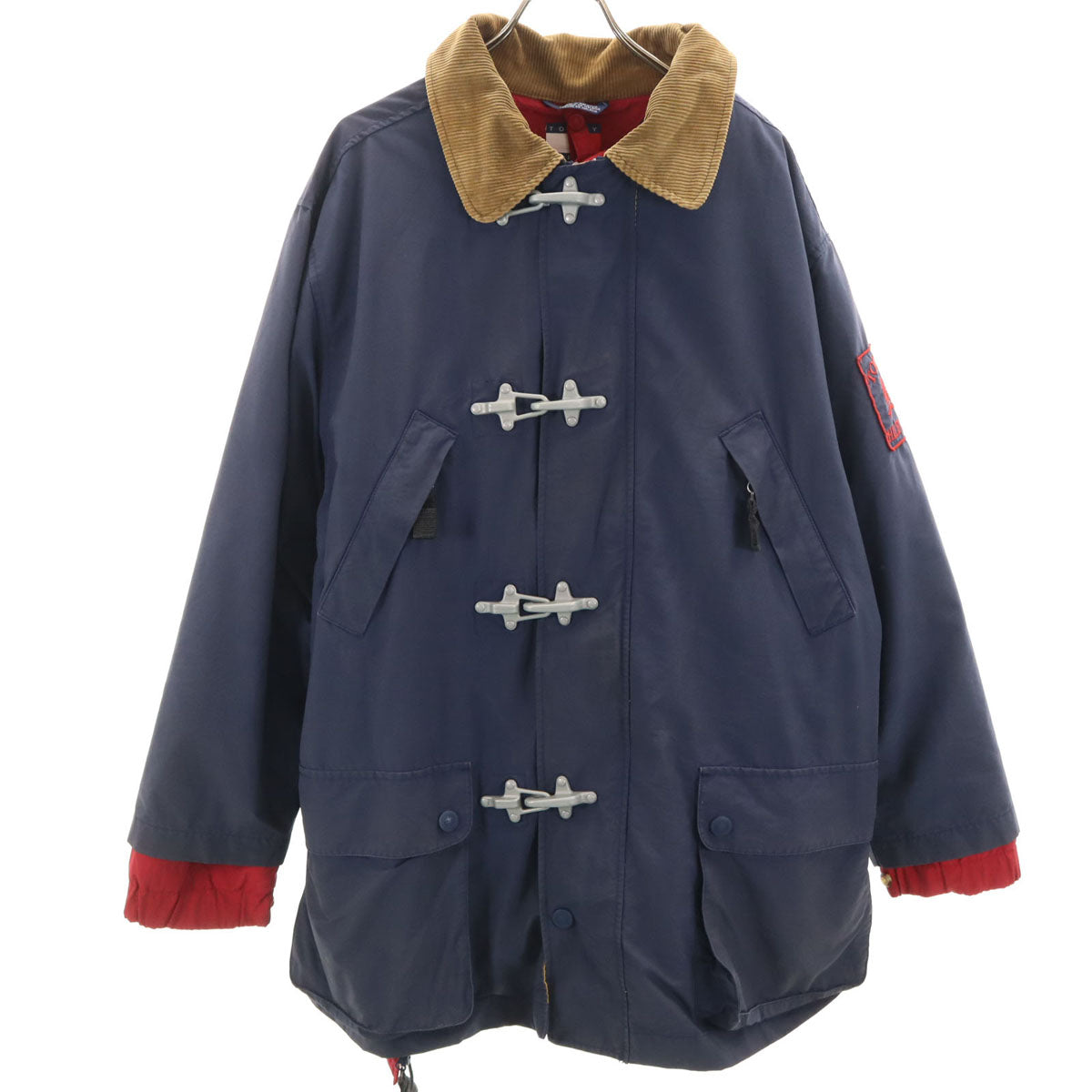 TOMMY HILFIGER トミーヒルフィガー 3WAY ファイヤーマン ジャケット L ネイビー メンズ