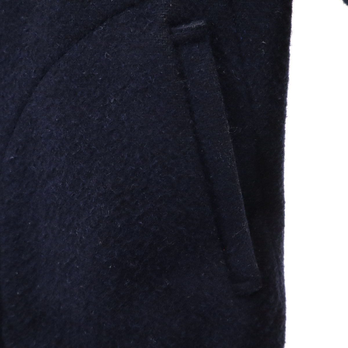 Danton ダントン 日本製 ウールモッサ コート 38 ネイビー レディース