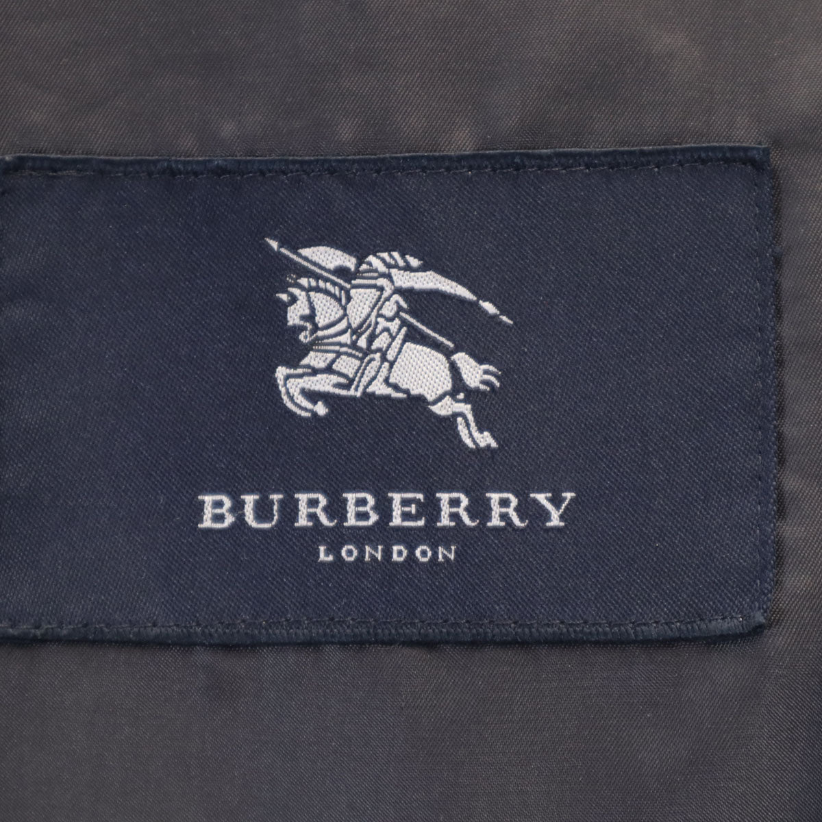 BURBERRY LONDON バーバリーロンドン 日本製 フーデッド コート L チャコールブラック 三陽商会 ライナー付き メンズ