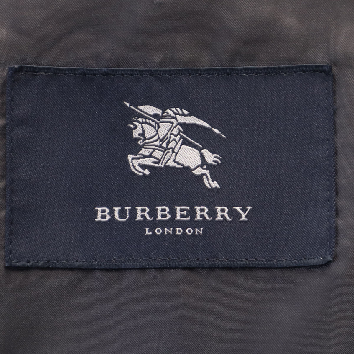 BURBERRY LONDON バーバリーロンドン 日本製 フーデッド コート L チャコールブラック 三陽商会 ライナー付き メンズ