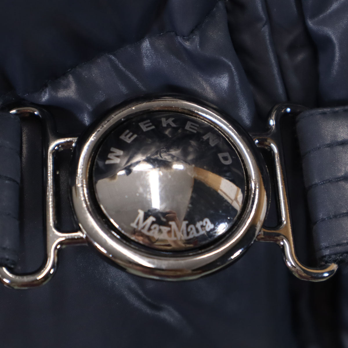 WEEKEND MaxMara ウィークエンドマックスマーラ ダウンコート 40 ネイビー レディース