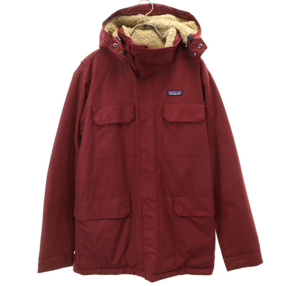 patagonia パタゴニア イスマス 中綿ジャケット L ワインレッド系 27022FA22 アウトドア 裏ボア メンズ