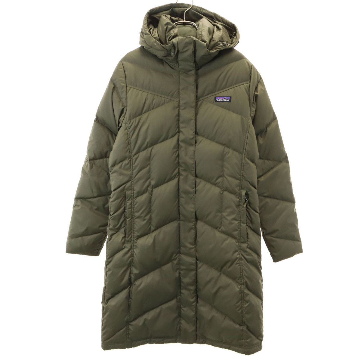 patagonia パタゴニア ダウンコート M オリーブ系 アウトドア レディース