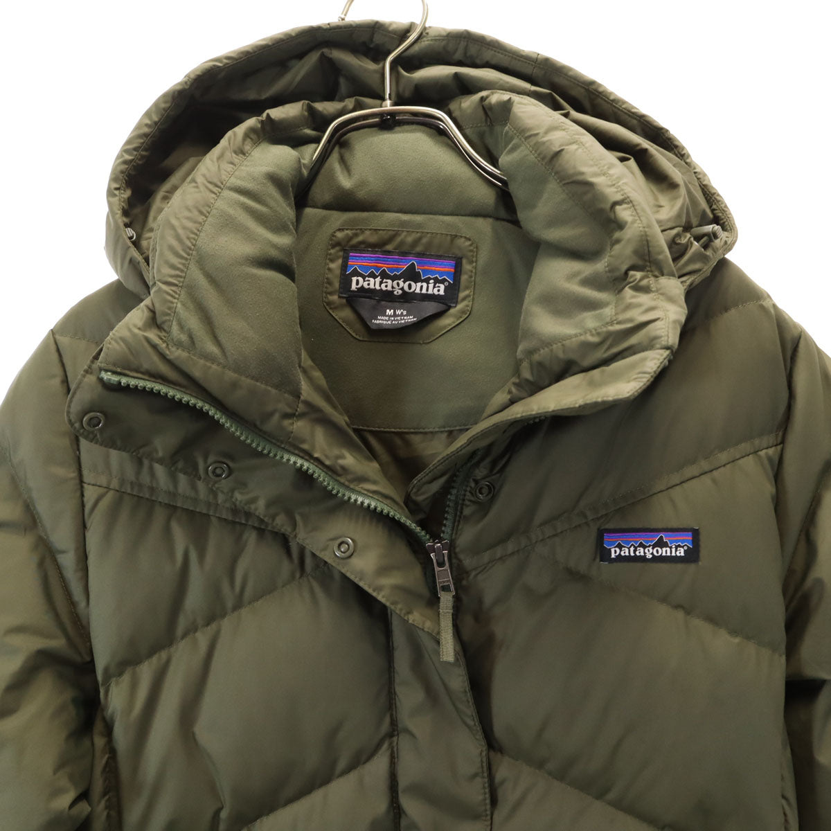 patagonia パタゴニア ダウンコート M オリーブ系 アウトドア レディース