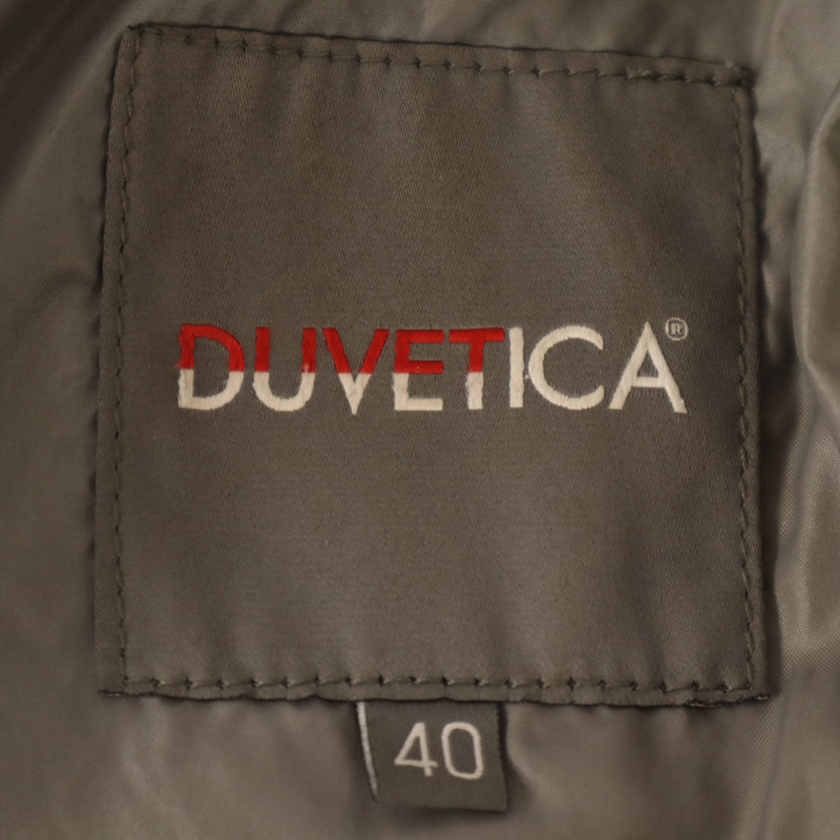 DUVETICA デュベティカ kappa ダウンコート 40 ボルドー ラクーンファー付き レディース