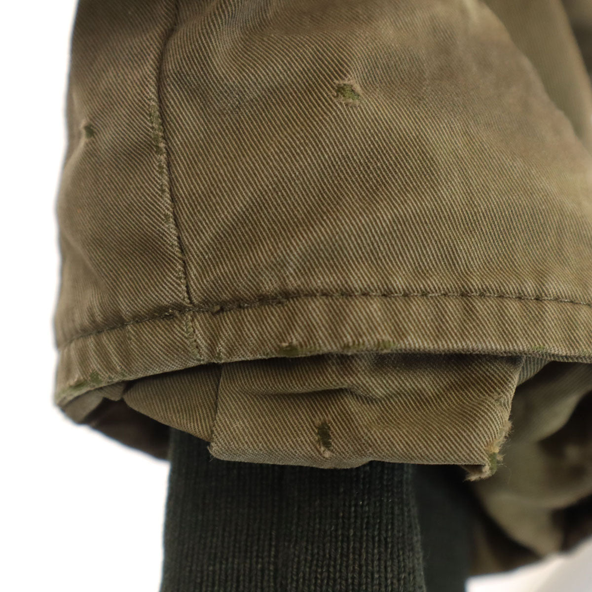 Pyrenex ピレネックス ダウン モッズコート M オリーブ系 ラクーンファー付き メンズ