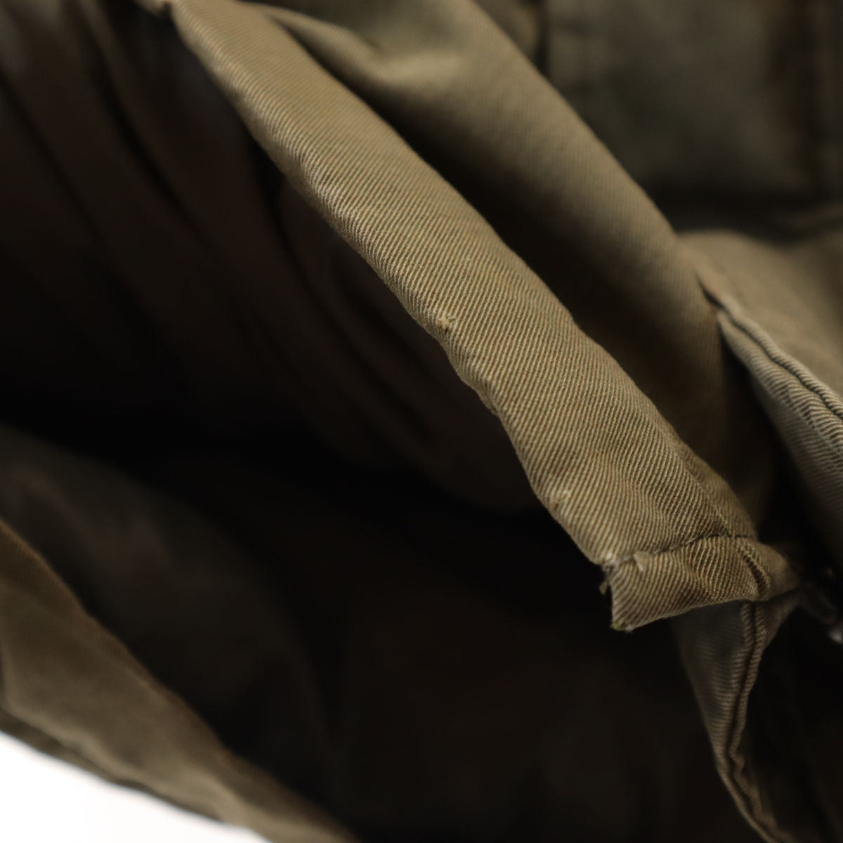 Pyrenex ピレネックス ダウン モッズコート M オリーブ系 ラクーンファー付き メンズ