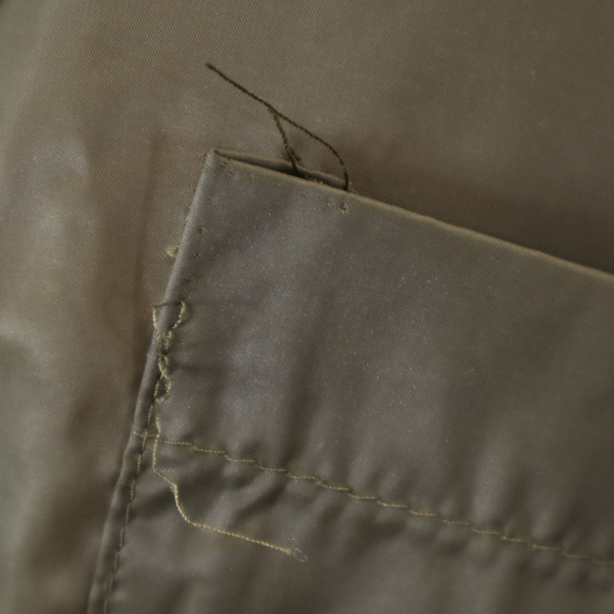 Pyrenex ピレネックス ダウン モッズコート M オリーブ系 ラクーンファー付き メンズ