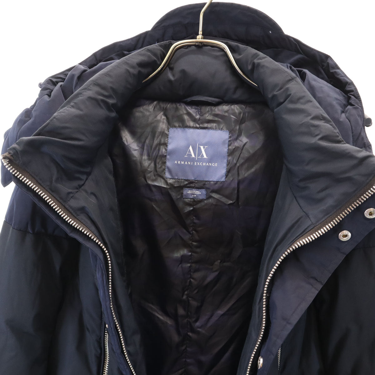 ARMANI EXCHANGE アルマーニエクスチェンジ ダウンコート S ネイビー メンズ