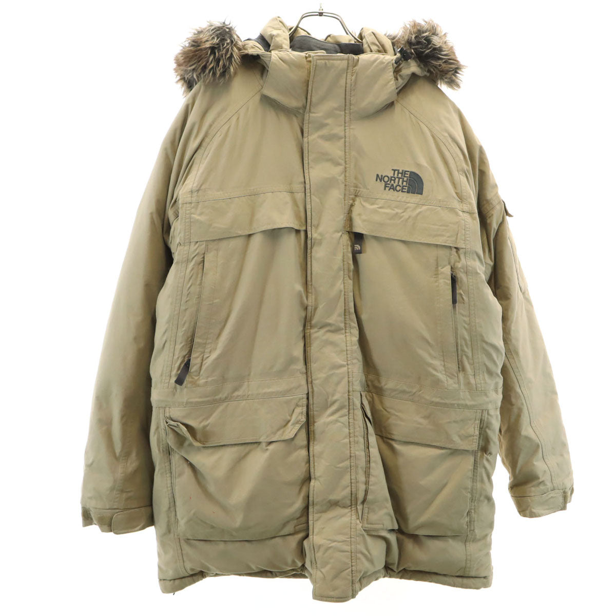 THE NORTH FACE ノースフェイス ダウンジャケット M ベージュ アウトドア TAGW805 メンズ