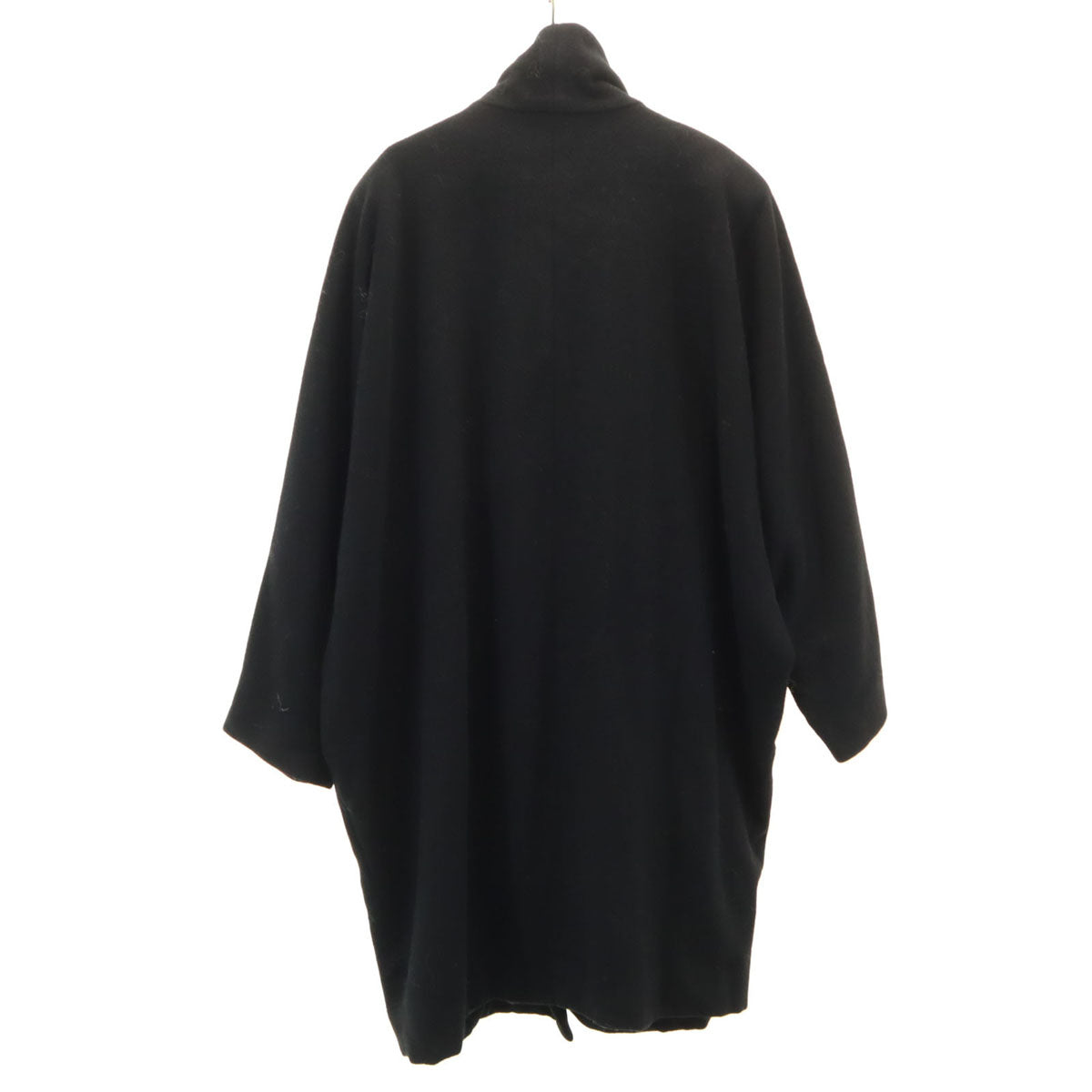 美品 ISSEY MIYAKE イッセイミヤケ 90s 日本製 ウールブレンド オールド ドルマン コート M ブラック レディース