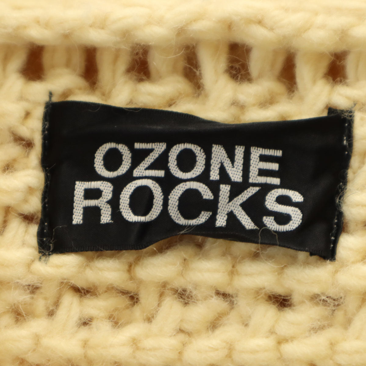 OZONE ROCKS オゾンロックス ニット ガウンコート ベージュ オゾンコミュニティ レディース