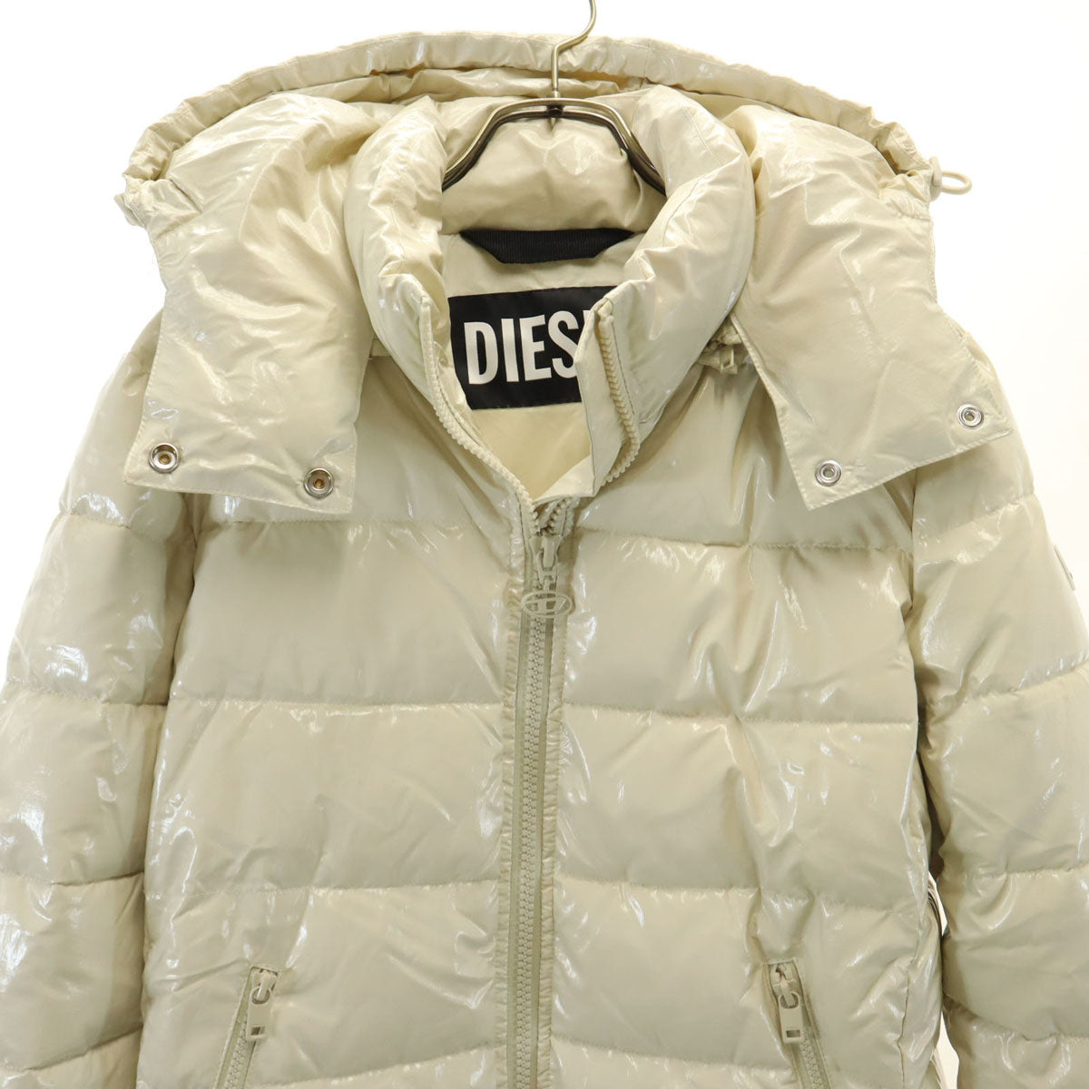 DIESEL ディーゼル 中綿コート M ホワイト レディース