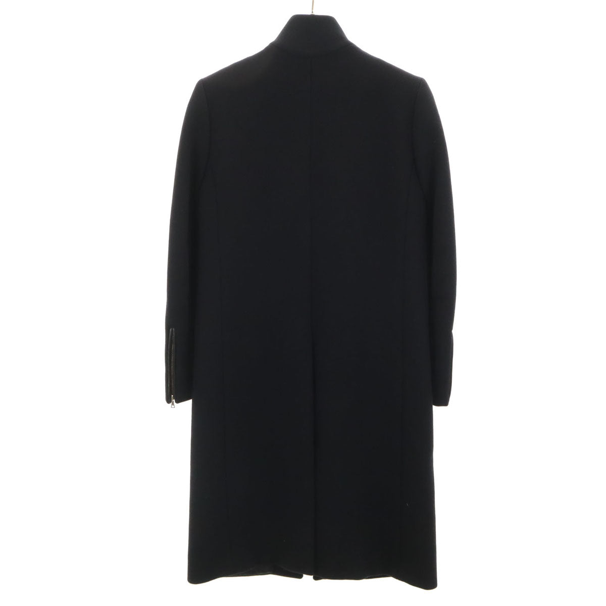 美品 PRADA プラダ イタリア製 ウールコート 38 ブラック レディース