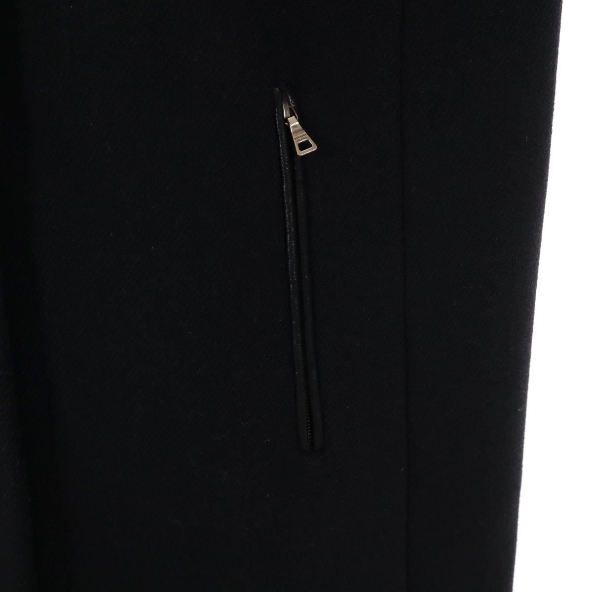 美品 PRADA プラダ イタリア製 ウールコート 38 ブラック レディース