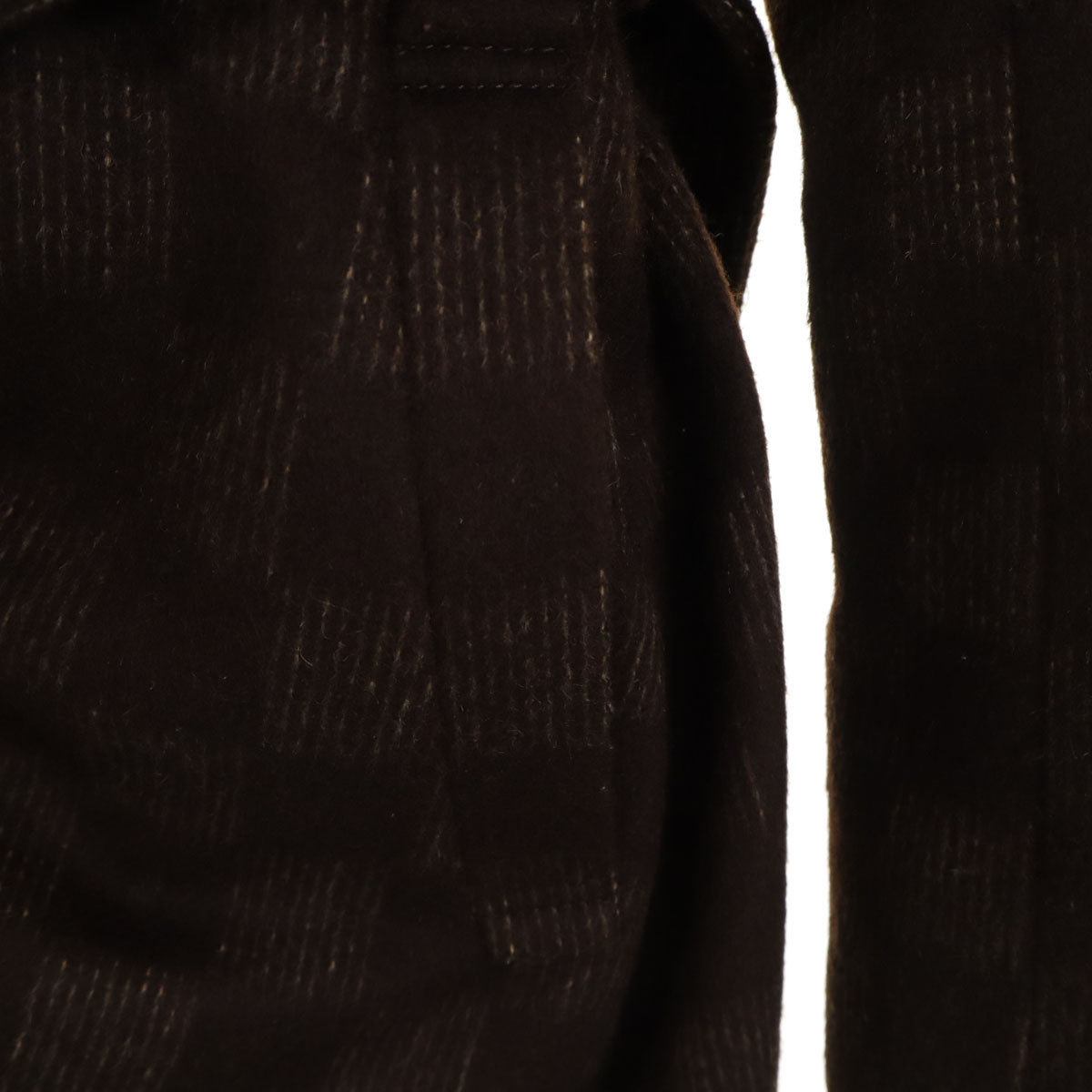 BURBERRY BLACK LABEL バーバリーブラックレーベル 日本製 チェック柄 ウールコート 40 ブラウン 三陽商会 レディース