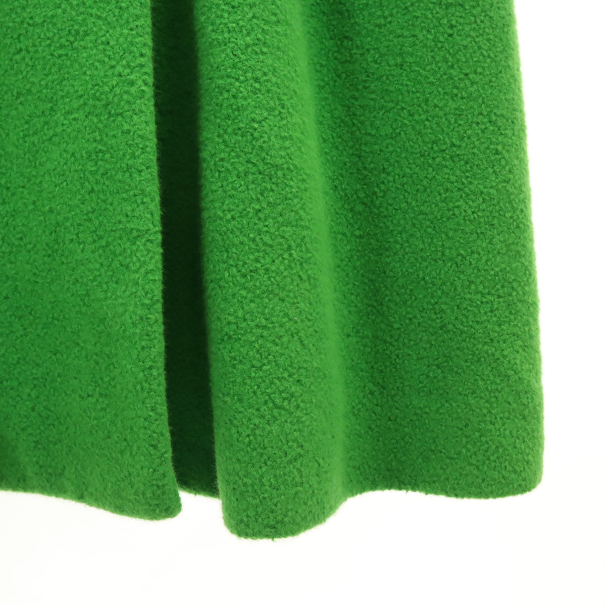 美品 Christian Dior クリスチャンディオール 90s アンゴラブレンド オールド ブークレ ウールコート 9 黄緑 レディース