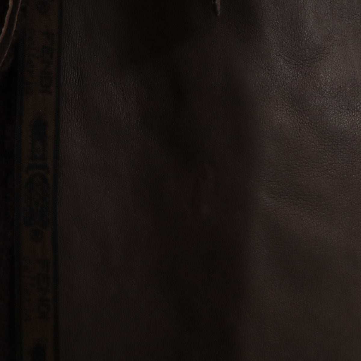 FENDI フェンディ ムートンコート 38 ブラウン レディース