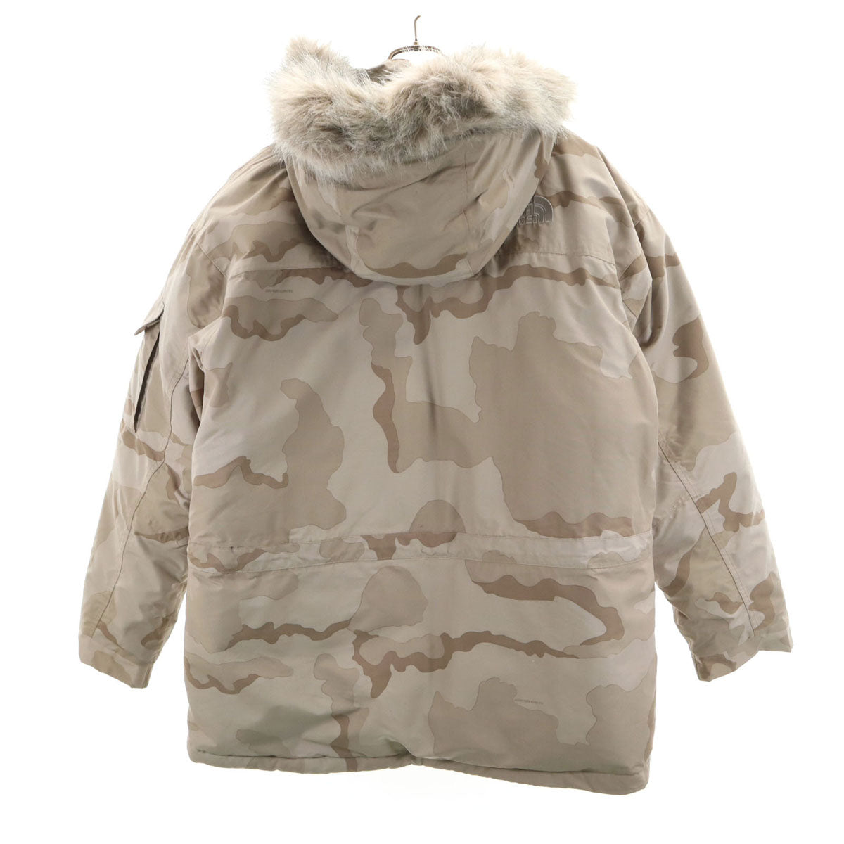 未使用 THE NORTH FACE ザノースフェイス カモフラ マクマード ダウンパーカー L グレージュ メンズ