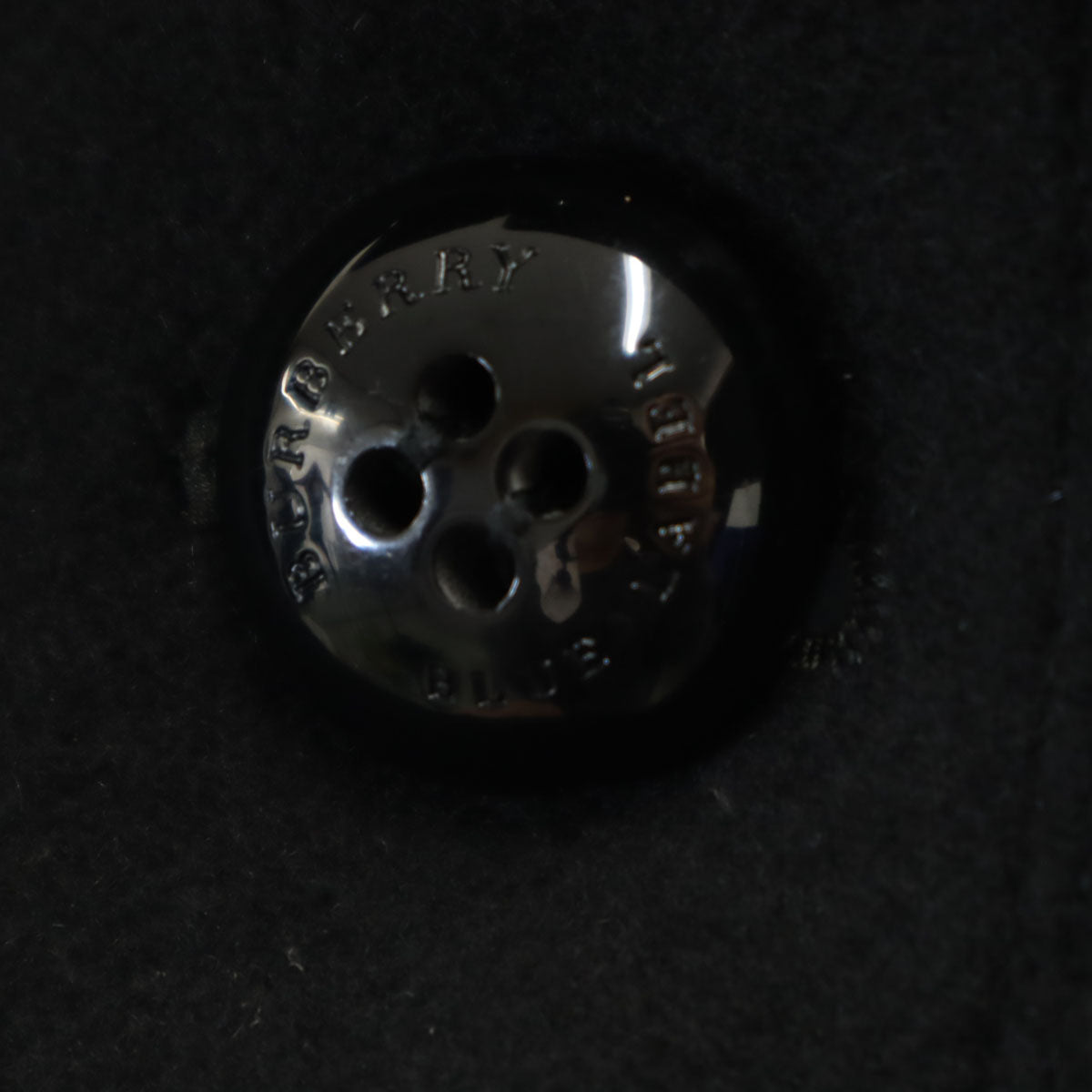 BURBERRY LONDON BLUE LABEL バーバリー ロンドン ブルーレーベル アンゴラブレンド ウールコート 38 ブラック 三陽商会 レディース