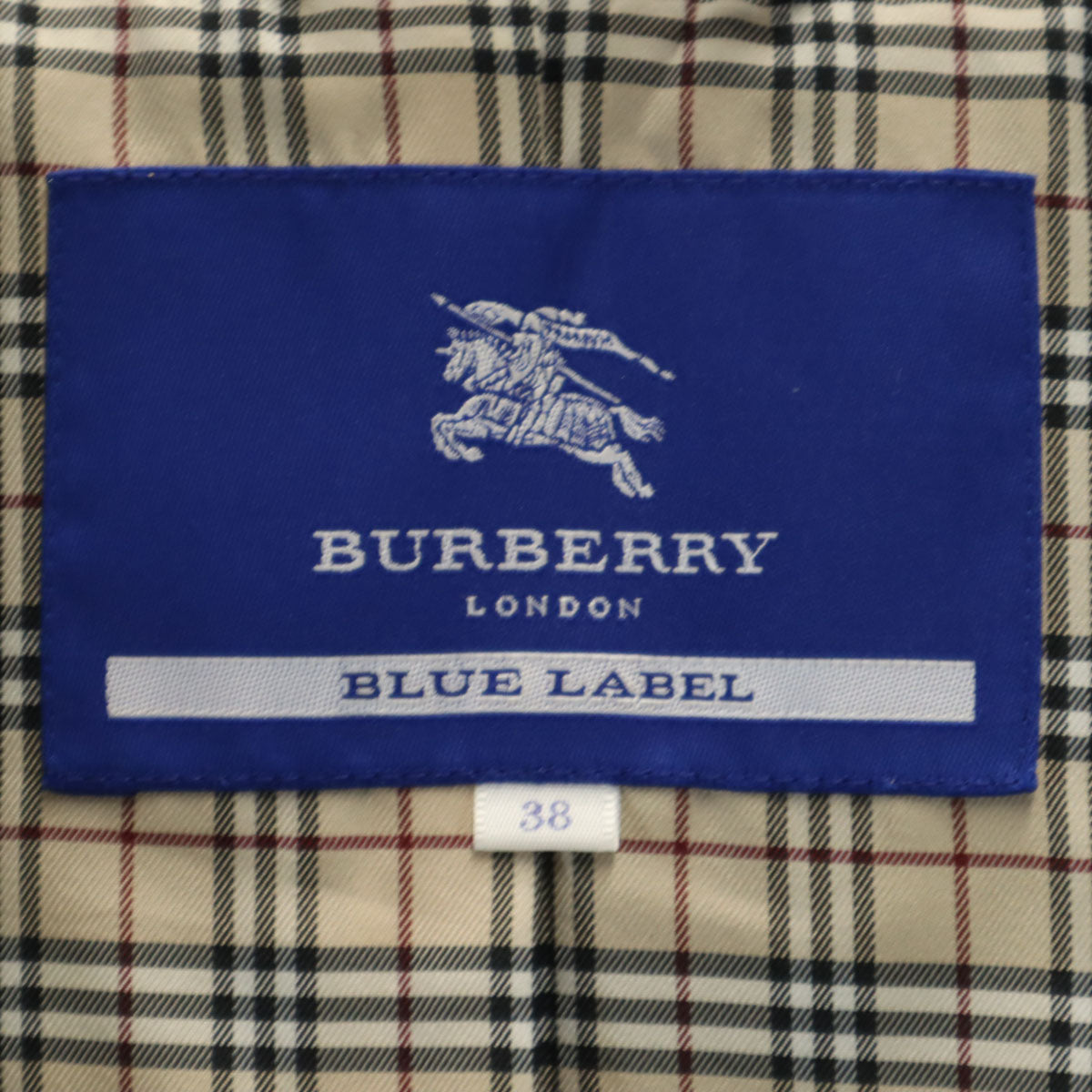 BURBERRY LONDON BLUE LABEL バーバリー ロンドン ブルーレーベル アンゴラブレンド ウールコート 38 ブラック 三陽商会 レディース