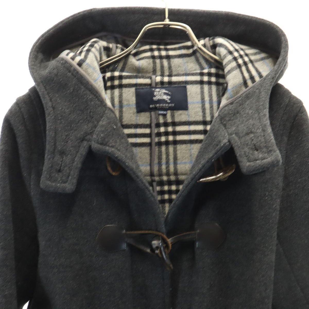 BURBERRY LONDON バーバリーロンドン メルトン ダッフルコート 140A チャコールグレー 三陽商会 キッズ