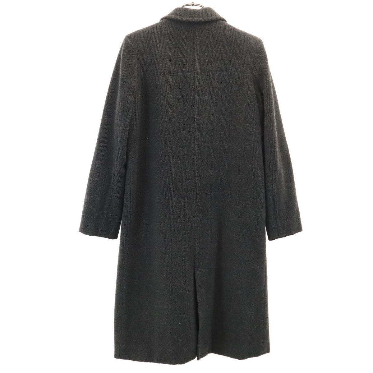 Burberrys OF LONDON BLUE LABEL系 バーバリーズ オブ ロンドン ブルーレーベル 90s オールド ウールコート 38 チャコールグレー レディース