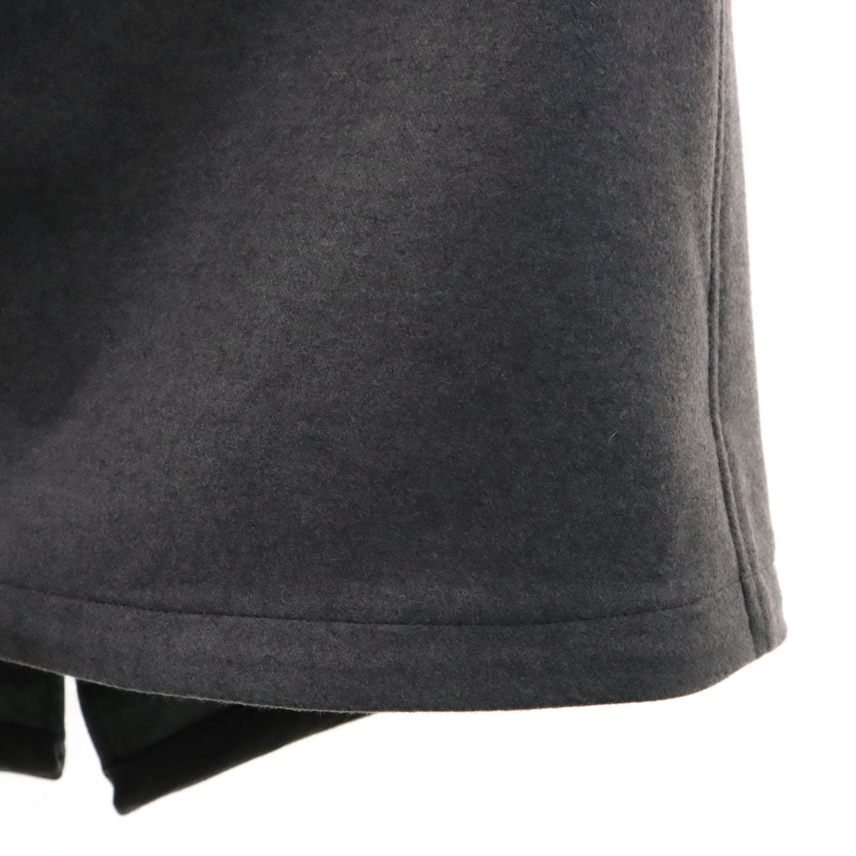 美品 THE RERACS ザリラクス 19FW 日本製 フーデッド ウールコート 36 グレー レディース