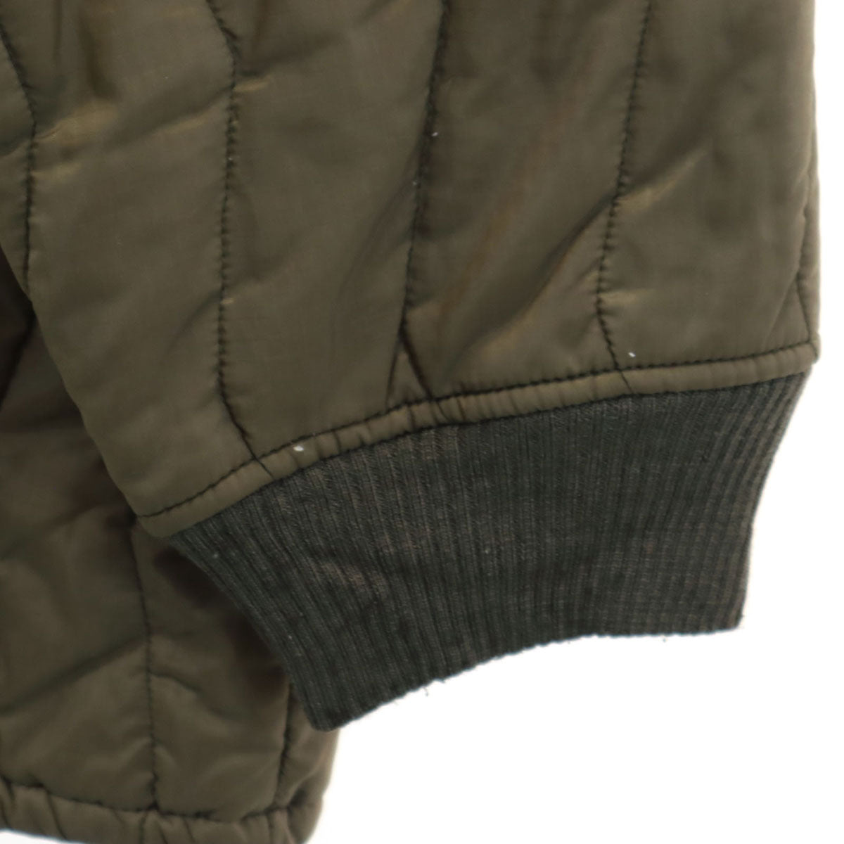 GERMAN MILITARY ドイツ軍 90s オールド キルティングジャケット 11 オリーブ系 ライナー 中綿 メンズ