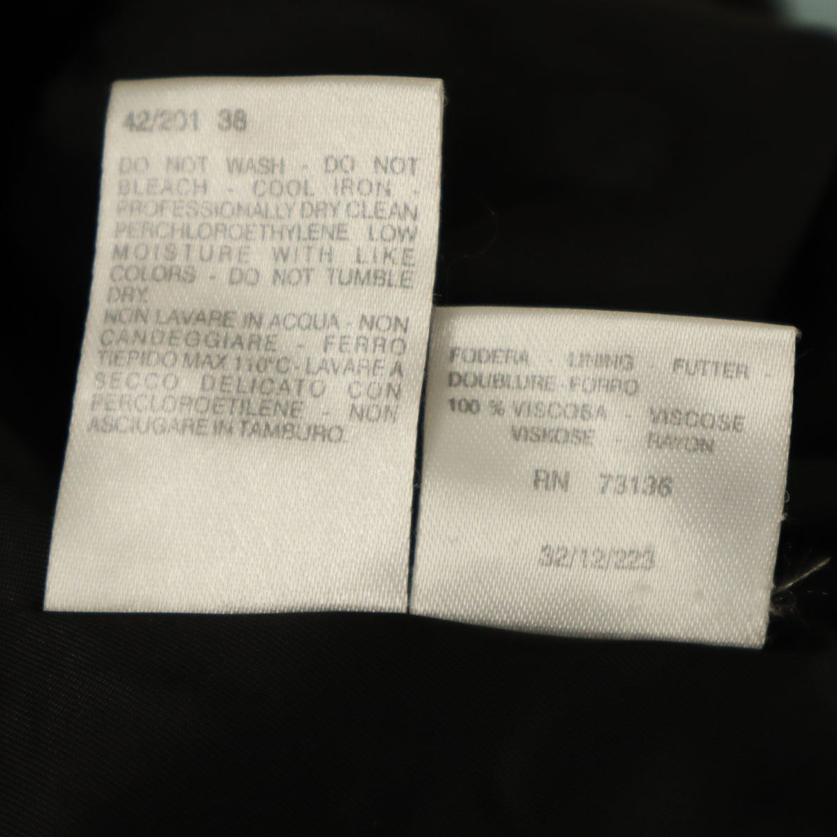 MAX MARA マックスマーラ イタリア製 ウールブレンド ウールコート 38 ブラック レディース