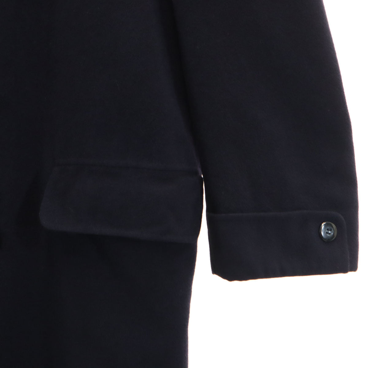 Ando カシミヤ100% コート ネイビー メンズ