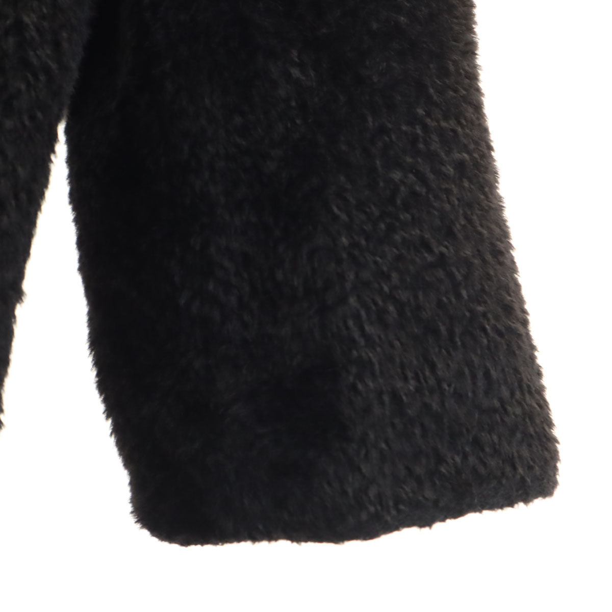 MAX MARA マックスマーラ アルパカブレンド コート 40 ブラック レディース