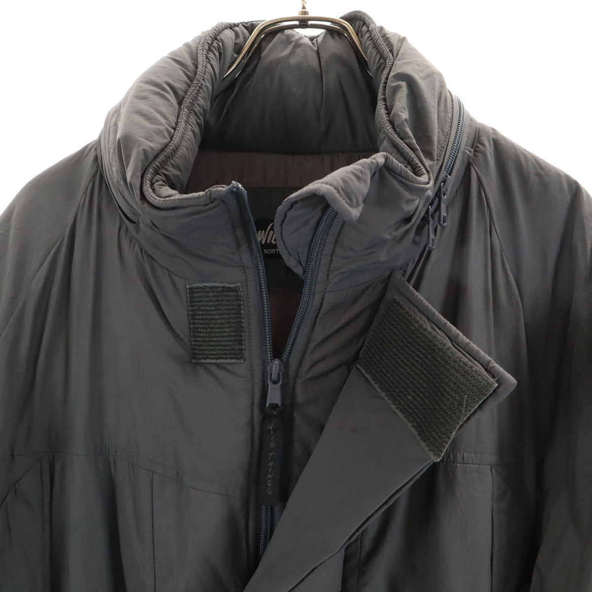 WILDTHINGS ワイルドシングス プリマロフト 中綿コート S グレー メンズ