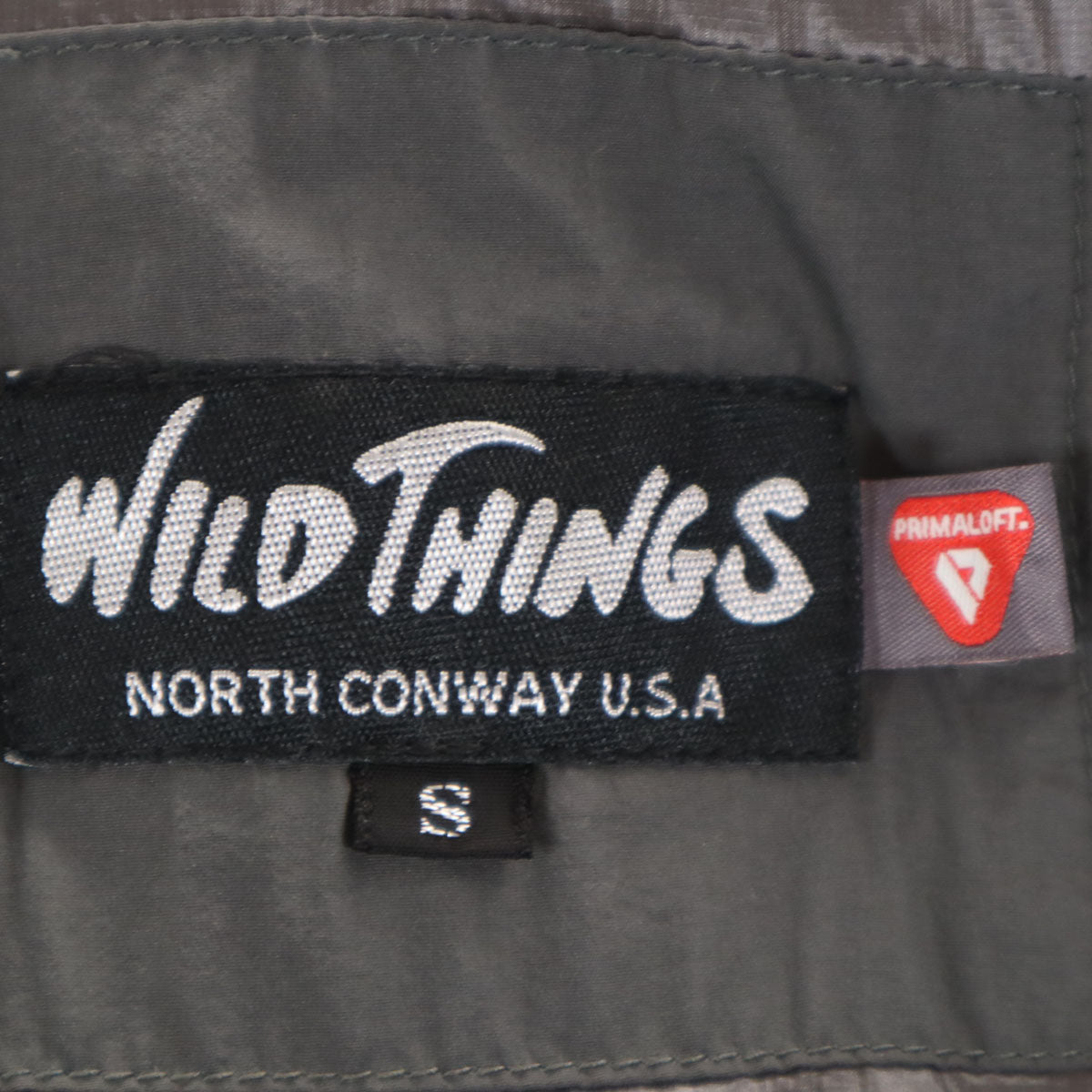 WILDTHINGS ワイルドシングス プリマロフト 中綿コート S グレー メンズ