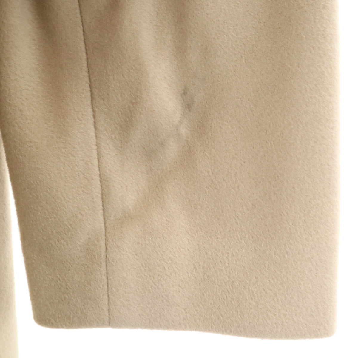 MAX MARA マックスマーラ イタリア製 ウールコート 42 グレージュ レディース