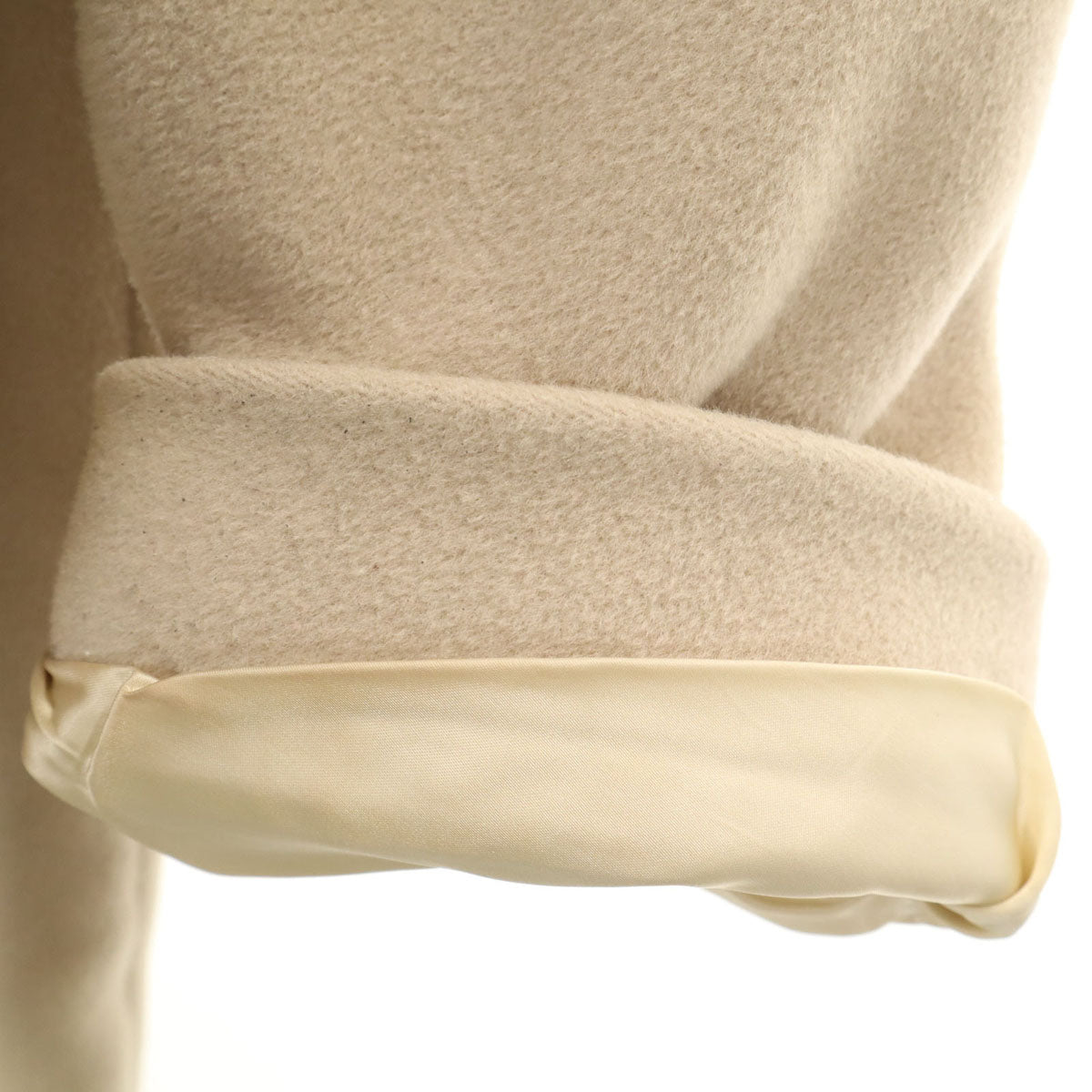 MAX MARA マックスマーラ イタリア製 ウールコート 42 グレージュ レディース