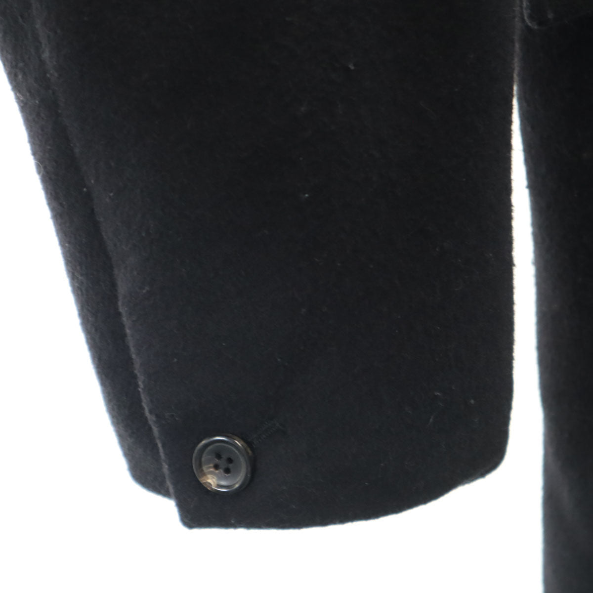 STUDIOUS ステュディオス 日本製 ウールブレンド チェスターコート 2 ブラック メンズ