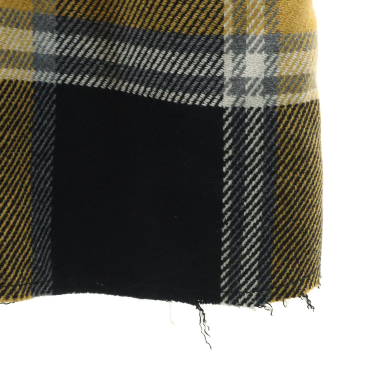 DIESEL ディーゼル ウールブレンド チェック コート M ブラック メンズ