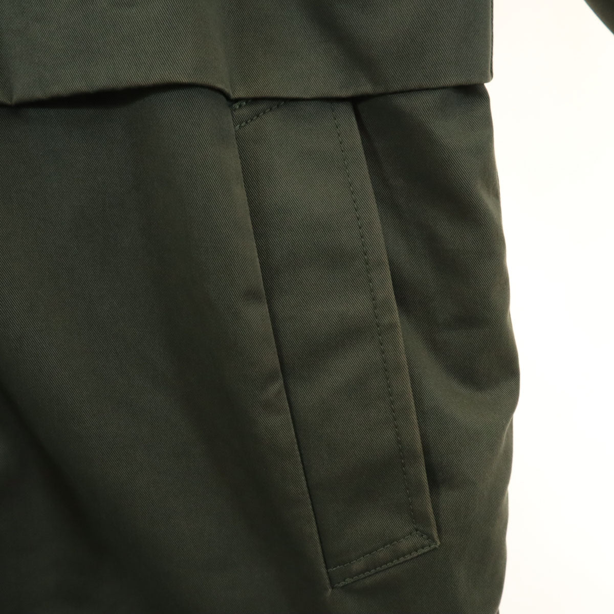 LENER レネール フランス製 フーデッド コート 38 カーキ 裏ボア レディース