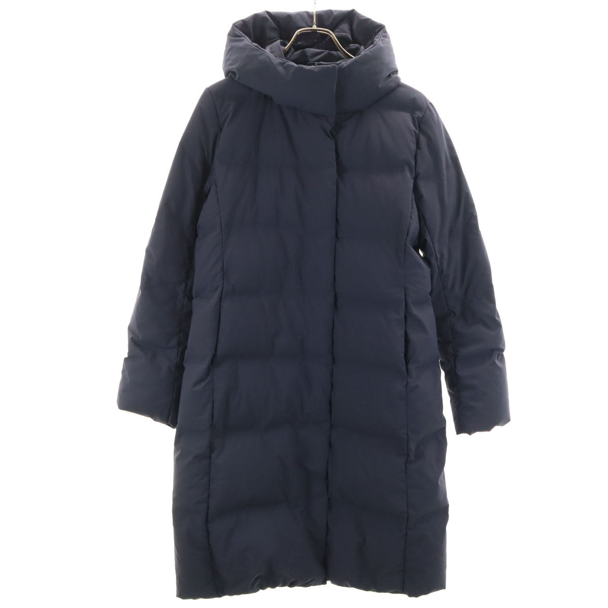 UNIQLO ユニクロ シームレス ダウンコート M ネイビー レディース