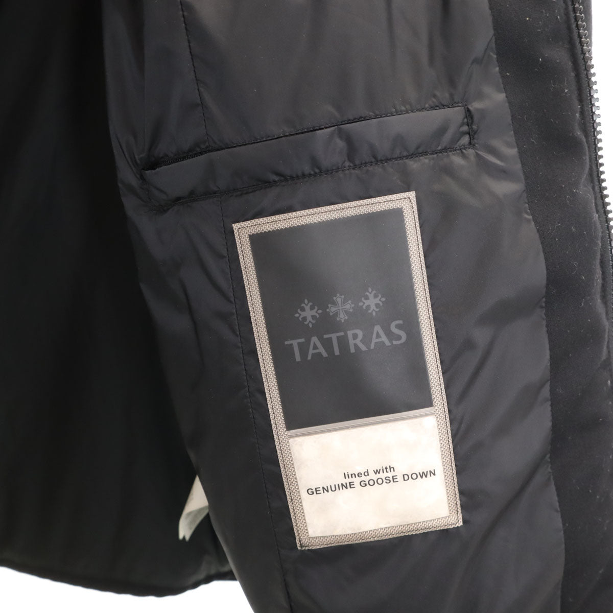 TATRAS タトラス ポーランド製 ダウンコート 3 ブラック ラクーンファー付き レディース