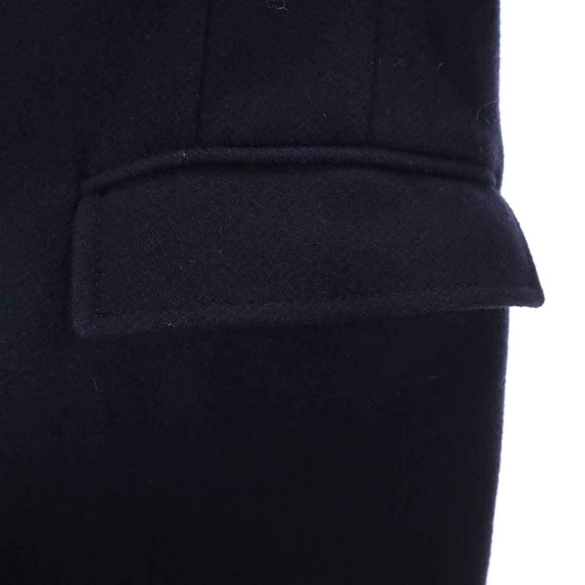 Herno ヘルノ イタリア製 チェスターコート 44 ネイビー 中綿 メンズ