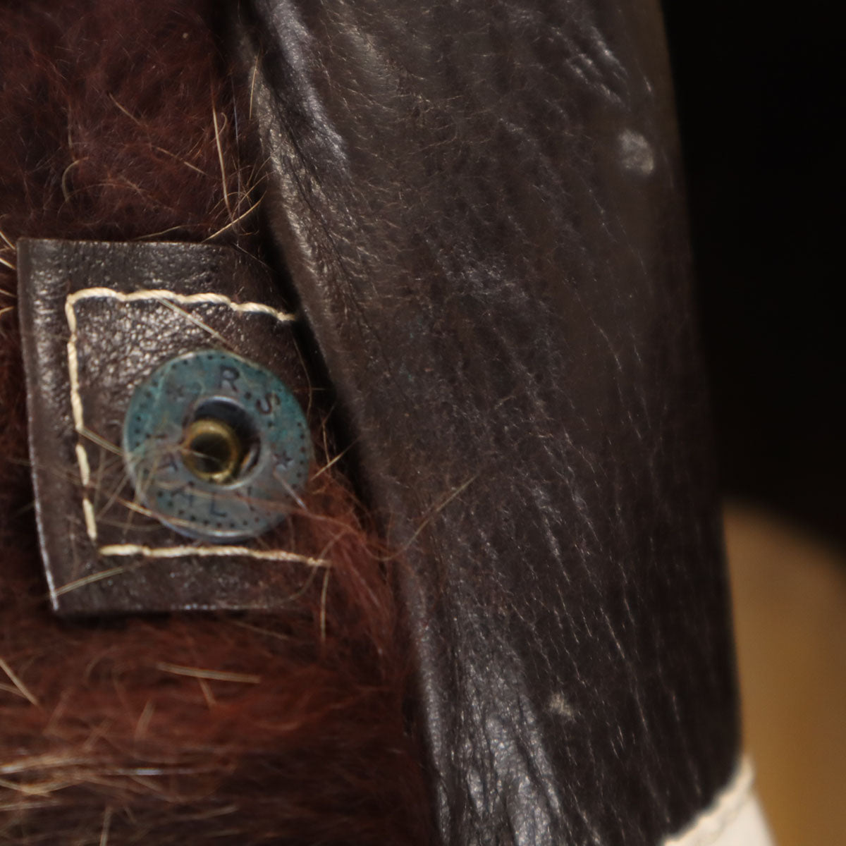 GIORGIO & MARIO イタリア製 リアルファー 中綿コート 42 ベージュ カバー付き レディース