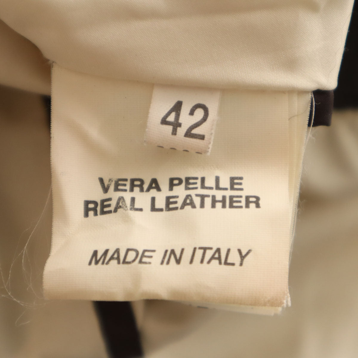 GIORGIO & MARIO イタリア製 リアルファー 中綿コート 42 ベージュ カバー付き レディース