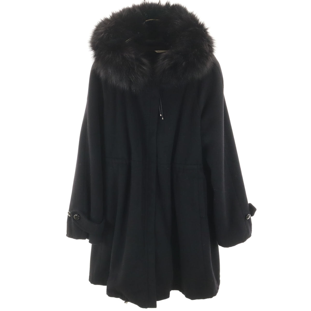 SPORTMAX スポーツマックス イタリア製 ウールコート 42 ブラック レディース